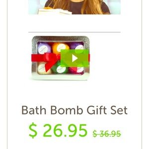 Bath bomb gift set